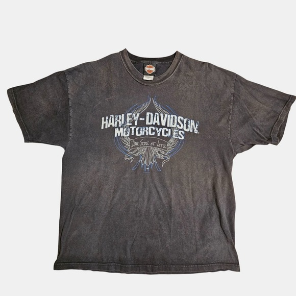 Harley Davidson Alamo City San Antonio Texas Crew Neck Graphic Shirt XL Y2K - Picture 1 of 11